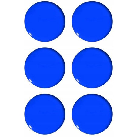 Magnesy do tablic niebieskie 20mm (6szt.) GM400-N6 TETIS