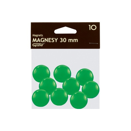 Magnesy 30mm GRAND zielone (10szt.) 130-1697 GRAND