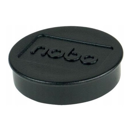Magnesy do tablic 38 mm (2,5 kg), czarne (10szt.) 1915312 NOBO