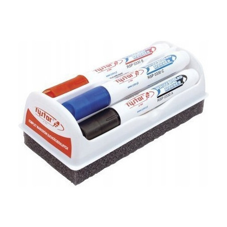 Marker suchościeralny RMS-1/ABCD 4szt.z gąbką i magnesem 456-220-M/433-220