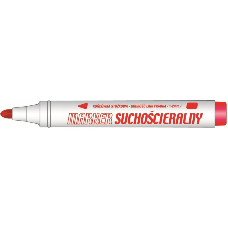 Marker suchościeralny czerwony KM107-CO TETIS