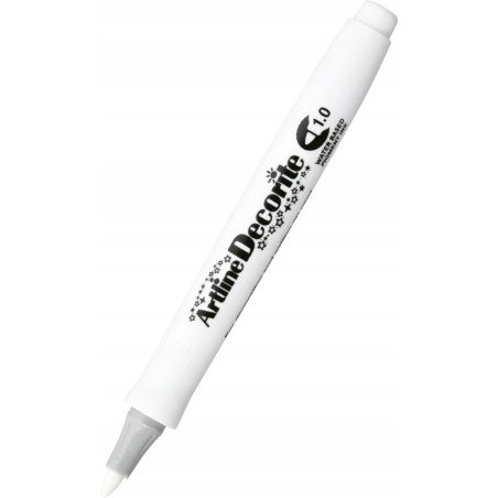 Marker dekoracyjny DECORITE 1mm biały ARTLINE AR-033 TOMA