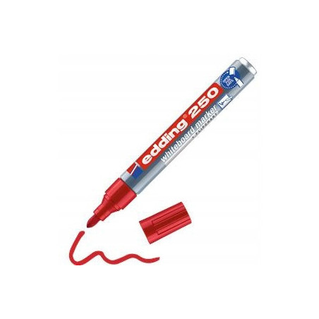 Marker suchościeralny okrągły czerwony 1,5-3mm 250/002/CZ EDDING