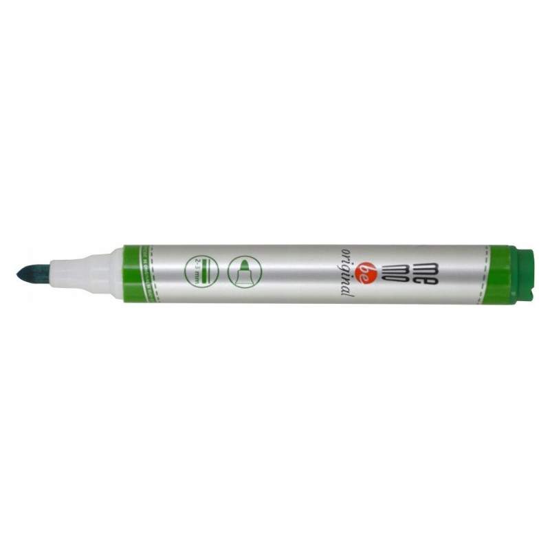 Marker suchościeralny zielony MEMOBE okrągła końcówka MM004-04