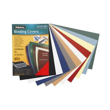 Okładki skóropodobne FELLOWES (100szt) czarne 5370405