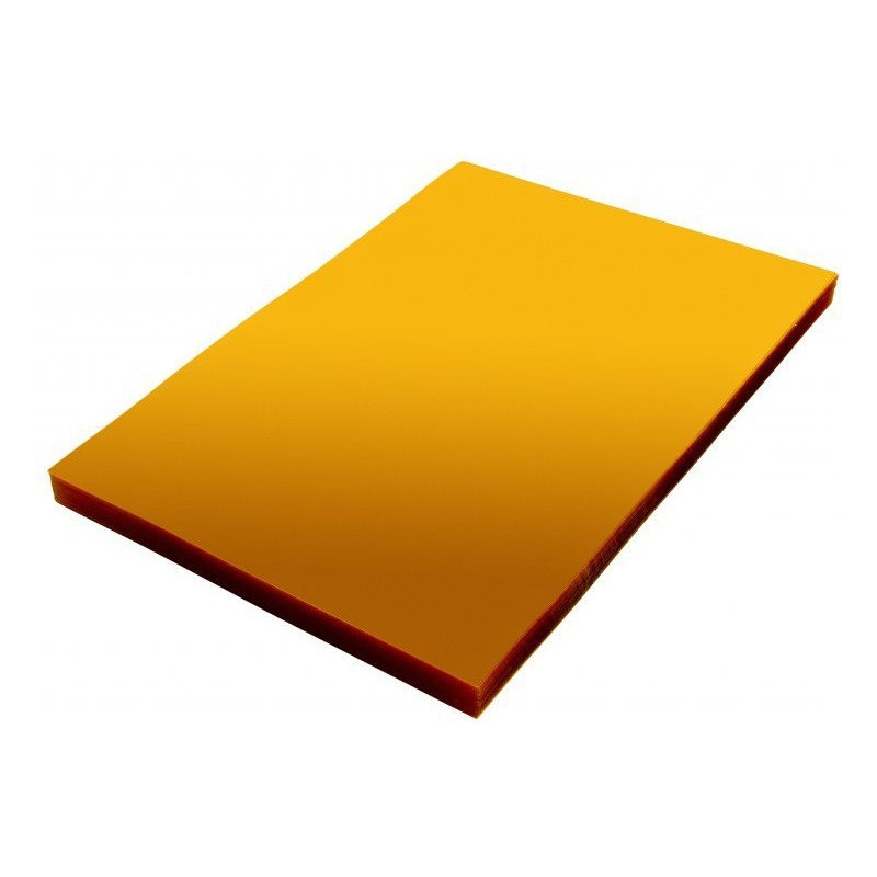 Okładka foliowa do bindowania A4 żółta przezroczysta 0,20mm NATUNA (100szt)