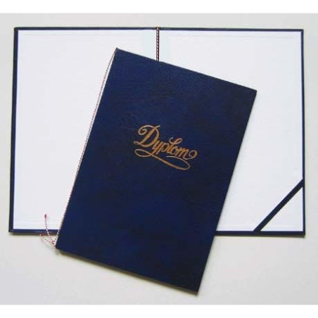 Okładka na dyplom z napisem granatowa 339-073 WARTA