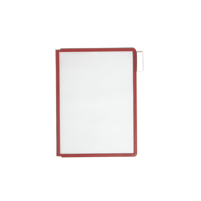 Panel informacyjny A4 (5 sztuk) czerwony (ramka) 560603 SHERPA DURABLE