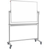 Tablica obrotowo-jezdna 150x100cm dwustronna, suchościeralno-magnetyczna biała MTO150100 MEMBE