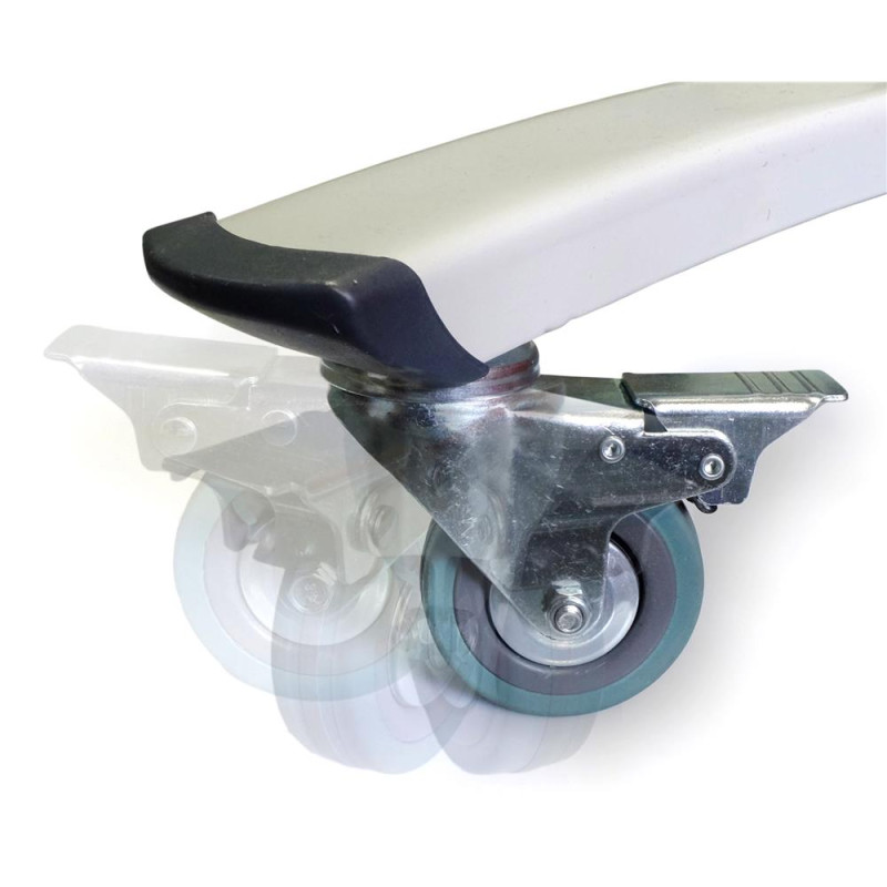 Tablica obrotowo-jezdna 150x100cm dwustronna, suchościeralno-magnetyczna biała MTO150100 MEMBE