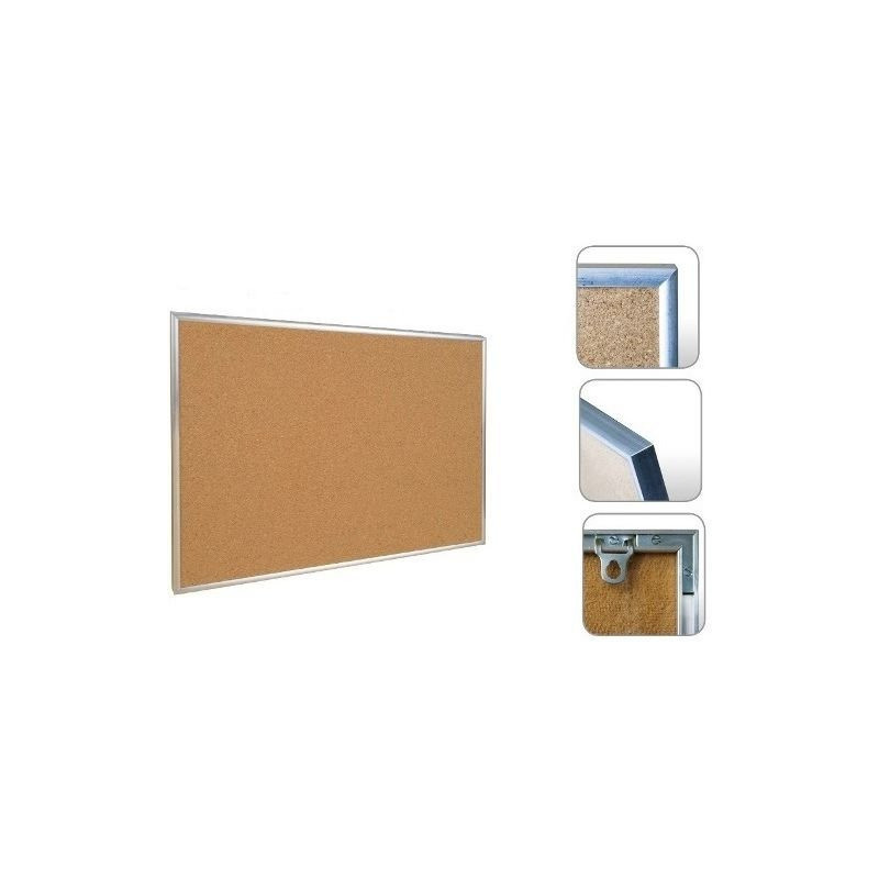Tablica korkowa 80x60 r.aluminiowa WIELKOR