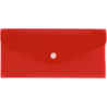 Teczka kopertowa na dokumenty DL satyna PP czerwona TKS-03-01 BIURFOL