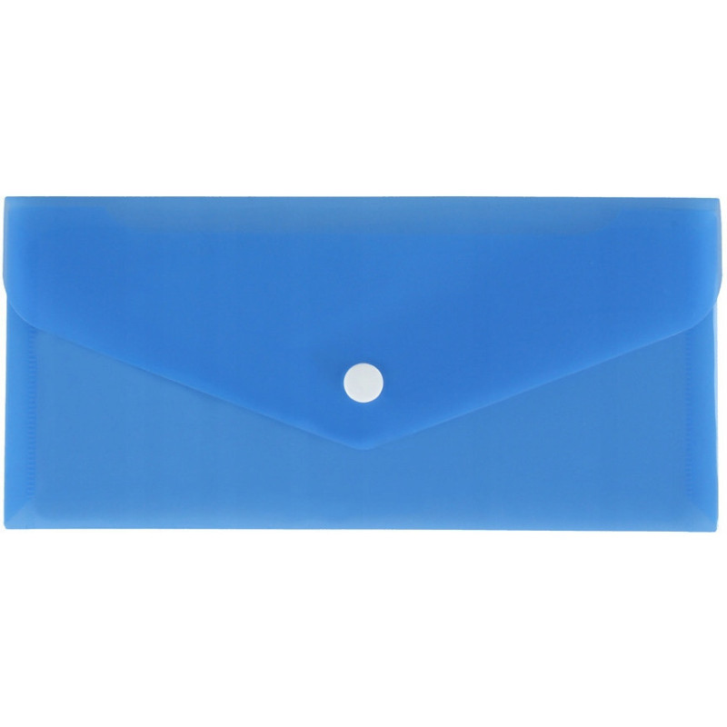 Teczka kopertowa na dokumenty DL satyna PP niebieska TKS-03-03 BIURFOL