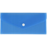 Teczka kopertowa na dokumenty DL satyna PP niebieska TKS-03-03 BIURFOL