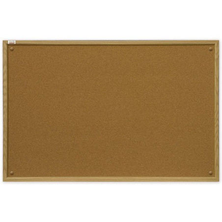 Tablica korkowa w ramie drewnianej 120x90cm OFFICE TC129/C zo 2X3