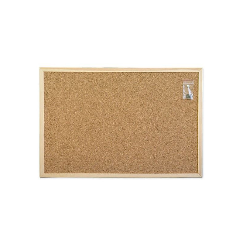 Tablica korkowa 120x90 r.drewniana WIELKOR