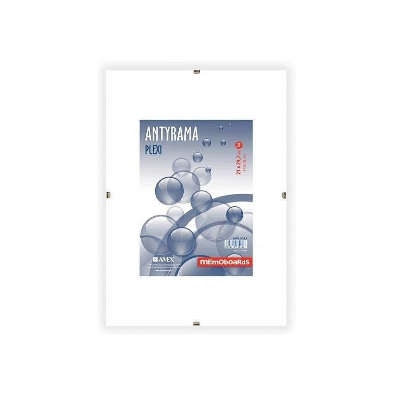 Antyrama plexi B2 50x70cm MEMOBE MAN050070-46