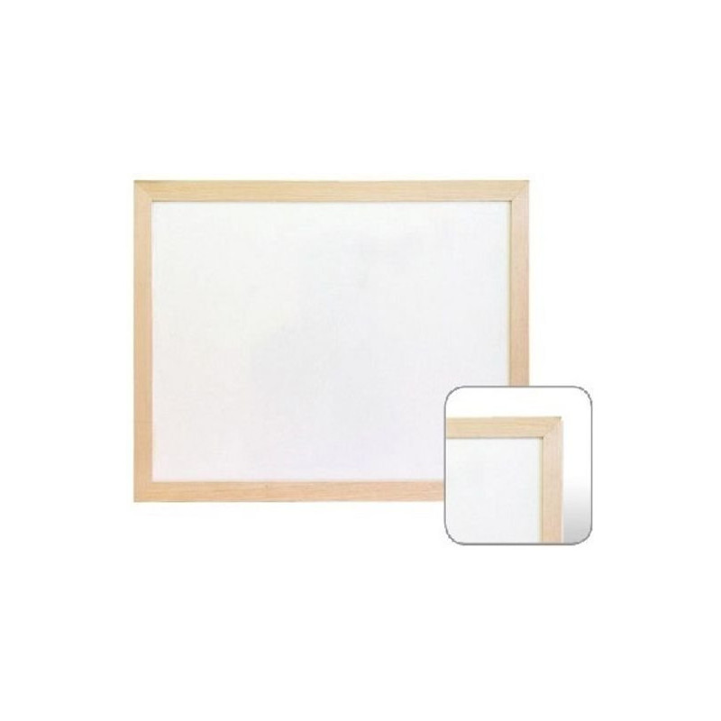 Tablica suchościeralna magnetyczna 30x40 biała r.drewniana WIELKOR