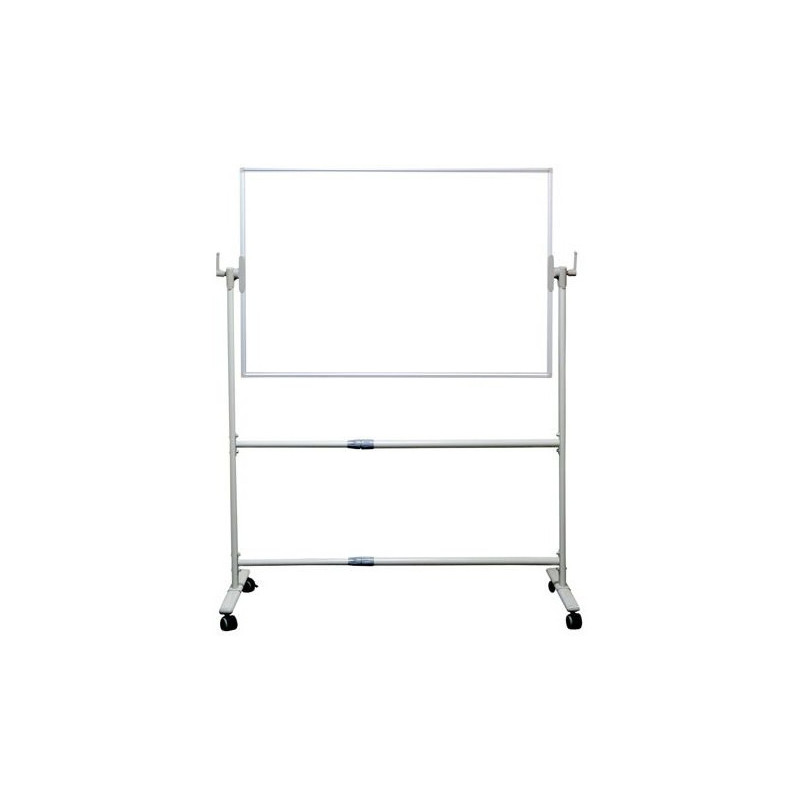 Tablica obrotowo-jezdna 180x120cm dwustronna suchościeralno-magnetyczna biała MTO180120 MEMOBE