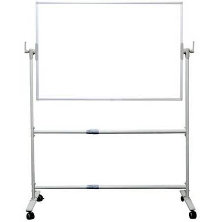 Tablica obrotowo-jezdna 180x120cm dwustronna suchościeralno-magnetyczna biała MTO180120 MEMOBE