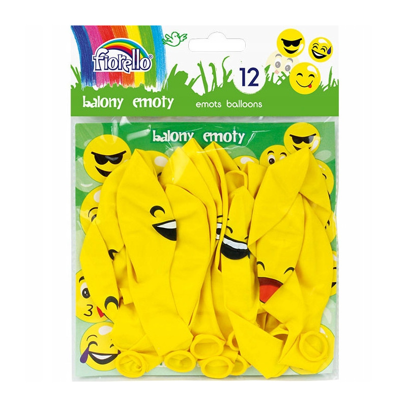 Balony Emoty Party (12szt.) 170-2328 FIORELLO