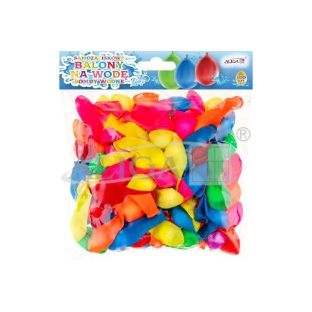 Balony wodne samozaciskowe (100szt.+ 2 końcówki) BW-5211 ALIGA