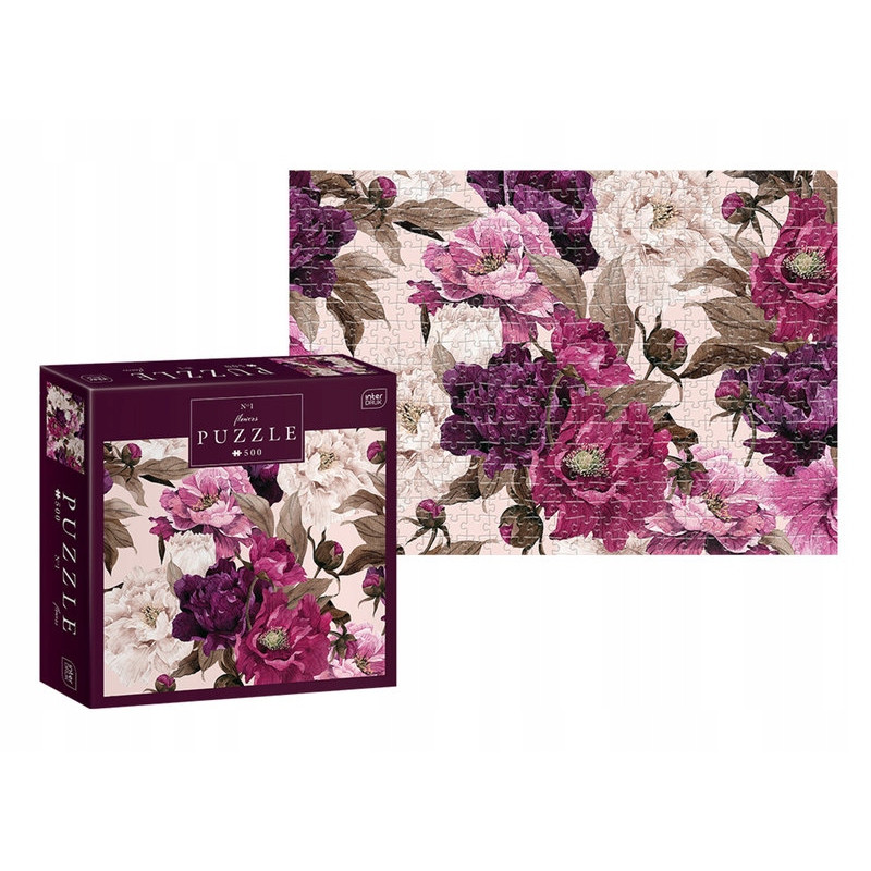 Puzzle 500 Flowers 1 PUZ500FLO1 INTERDRUK