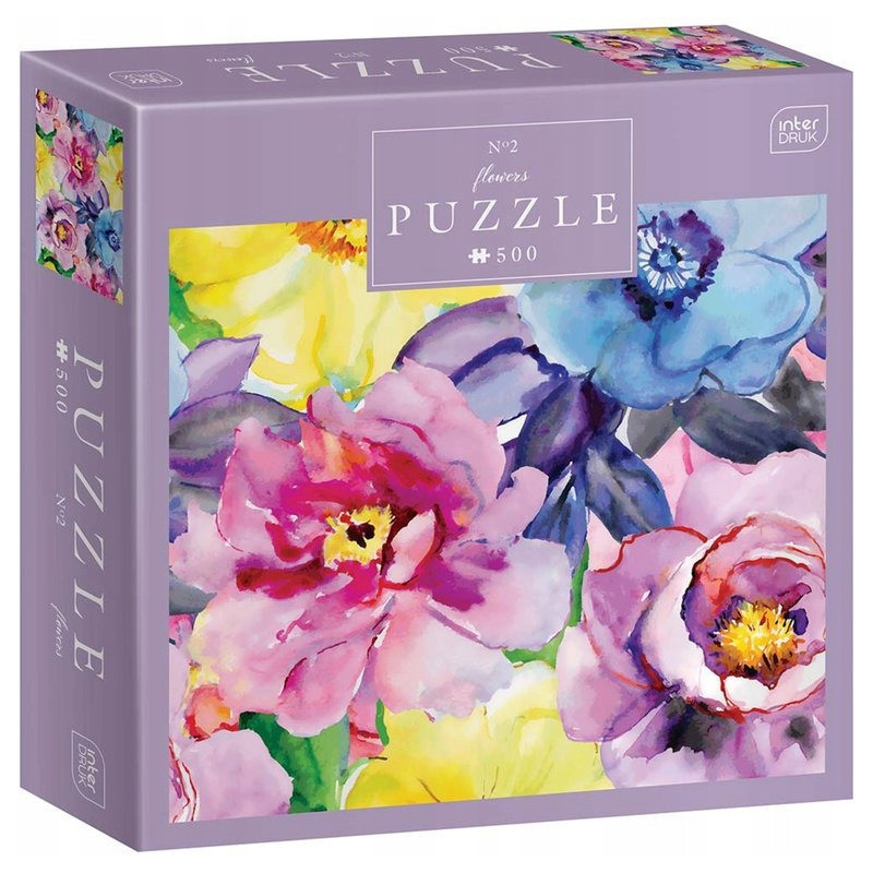 Puzzle 500 Flowers 2 PUZ500FLO2 INTERDRUK