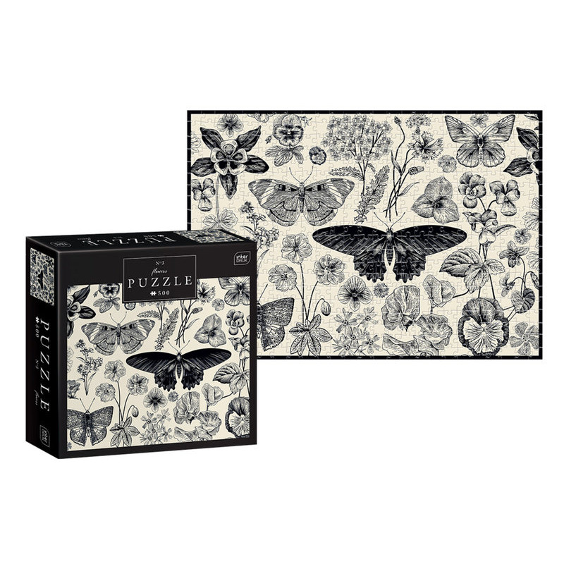 Puzzle 500 Flowers 3 PUZ500FLO3 INTERDRUK