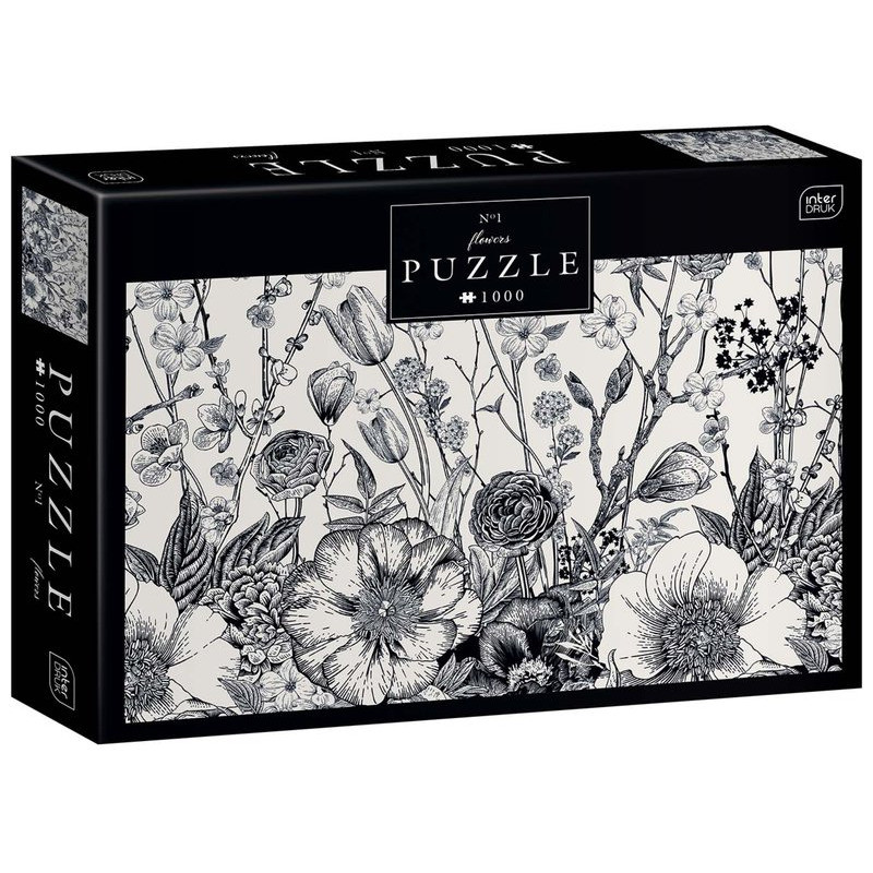 Puzzle 1000 Flowers 1 PUZ1000FLO1 INTERDRUK