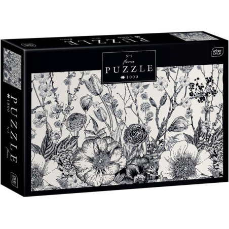 Puzzle 1000 Flowers 1 PUZ1000FLO1 INTERDRUK