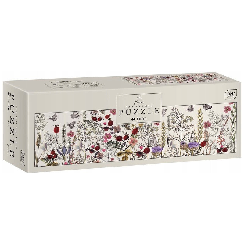 Puzzle panoramiczne 1000 Flowers 1 PUZPA1000FL1 INTERDRUK