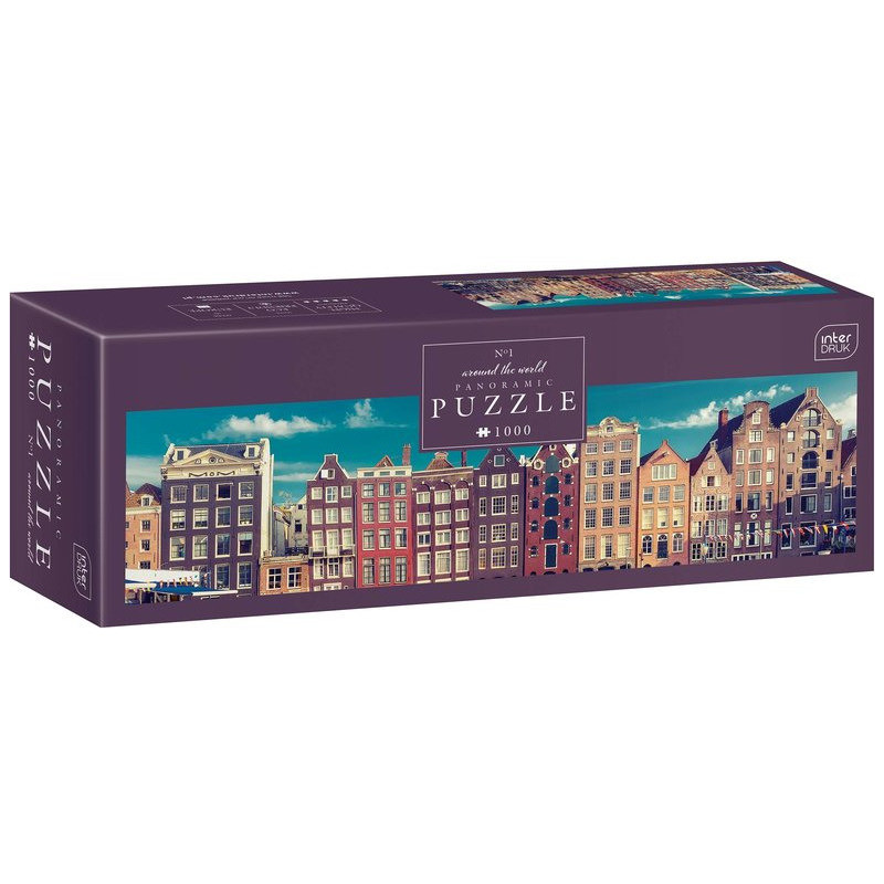 Puzzle panoramiczne 1000 Around the World 1 PUZPA1000AR1 INTERDRUK