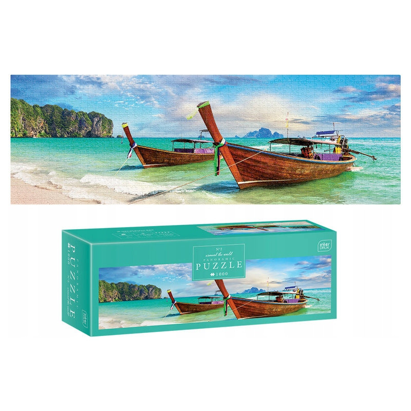 Puzzle panoramiczne 1000 Around the World 2 PUZPA1000AR2 INTERDRUK