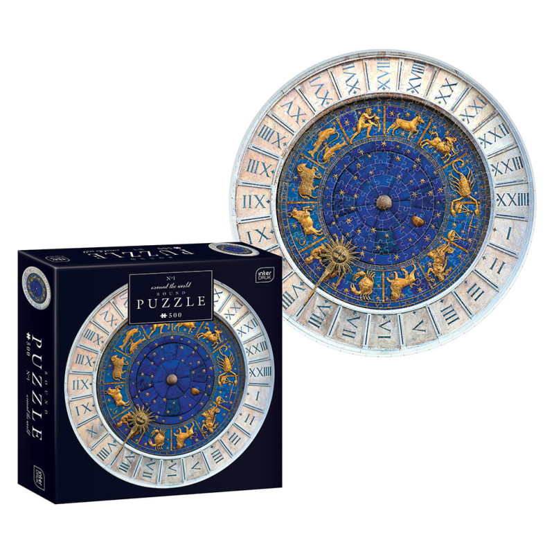 Puzzle 500 Round Around the World 1 PUZ500RA1 INTERDRUK