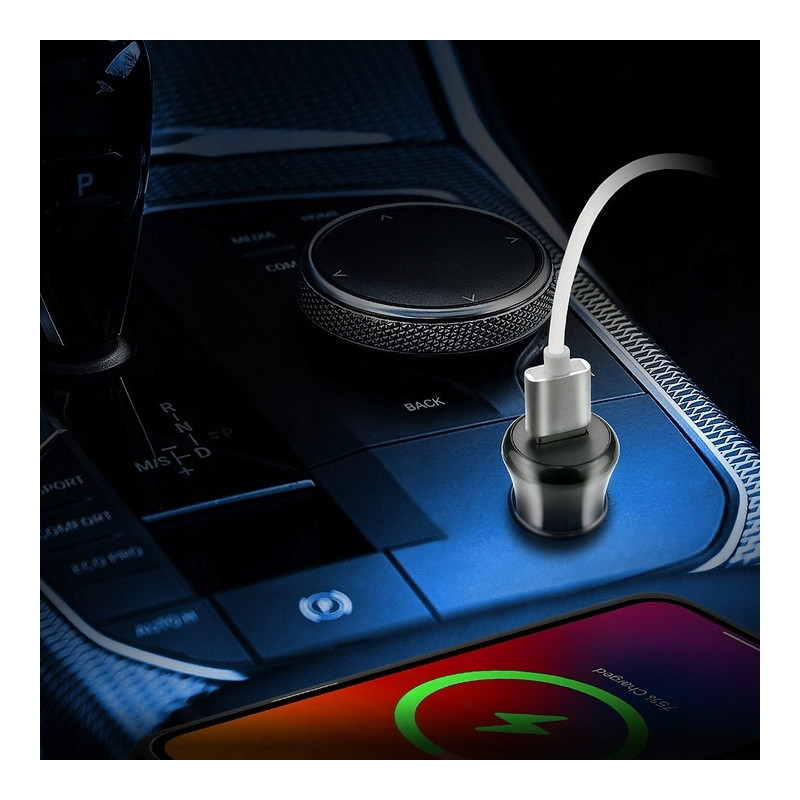 Ładowarka samochodowa USB 3.0 18W EVERACTIVE (CC-10)