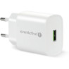 Ładowarka sieciowa 230V EVERACTIVE SC-250Q 1xUSB-A 18W biała