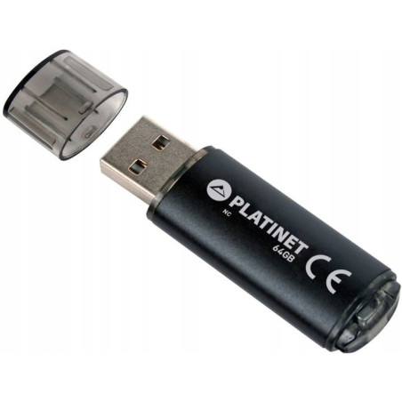 Pamięć USB-A 64GB PLATINET X-DEPO USB 2.0 czarny (42117)