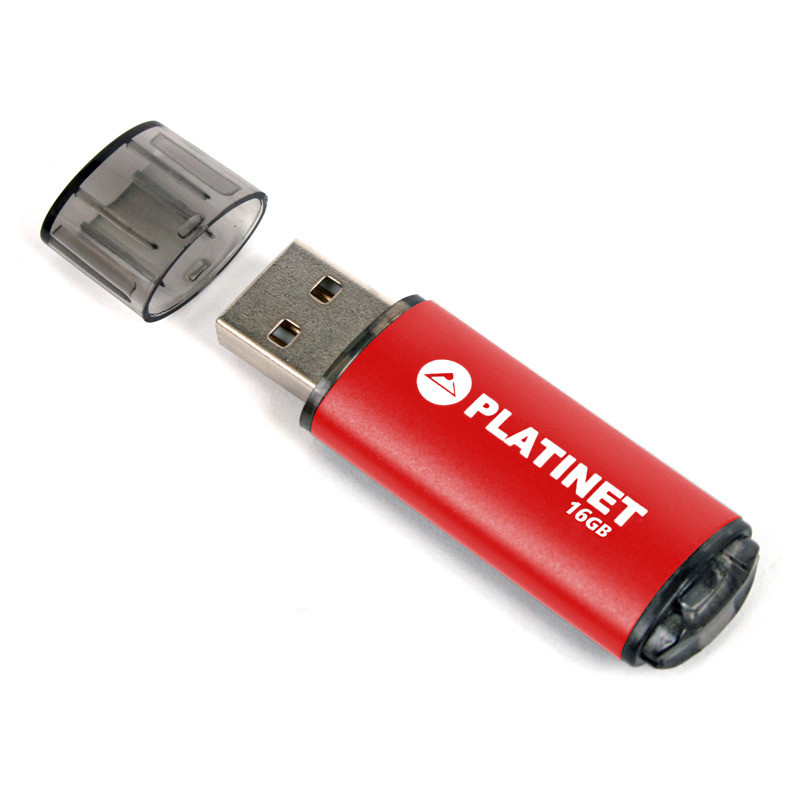 Pamięć USB-A 16GB PLATINET X-DEPO USB 2.0 czerwony (42174)