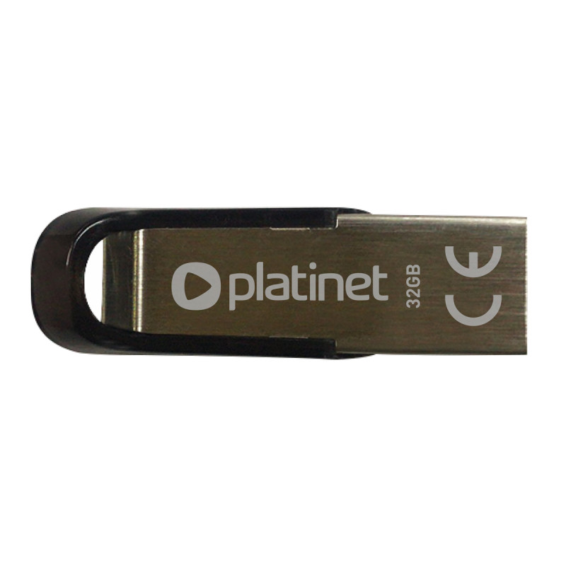 Pamięć USB-A 32GB PLATINET S-DEPO USB 2.0 metalowy wodoodporny (44847)