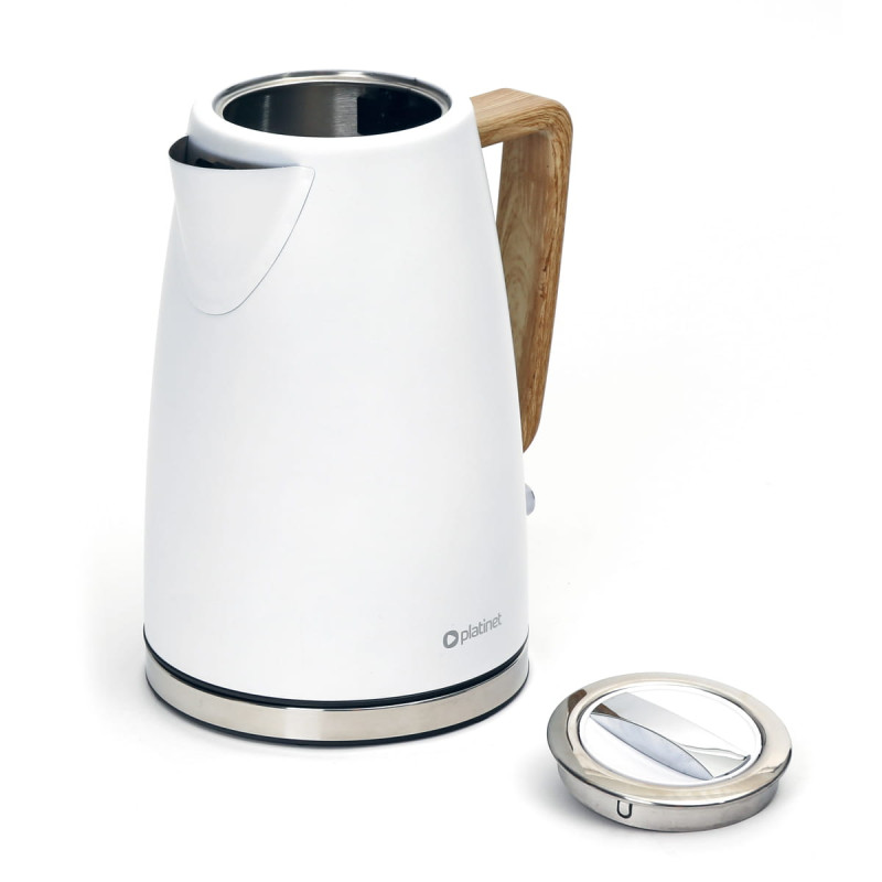 Czajnik elektryczny PLATINET VELVET WOODEN PRIME biały 1,7l. 2400W (45472)
