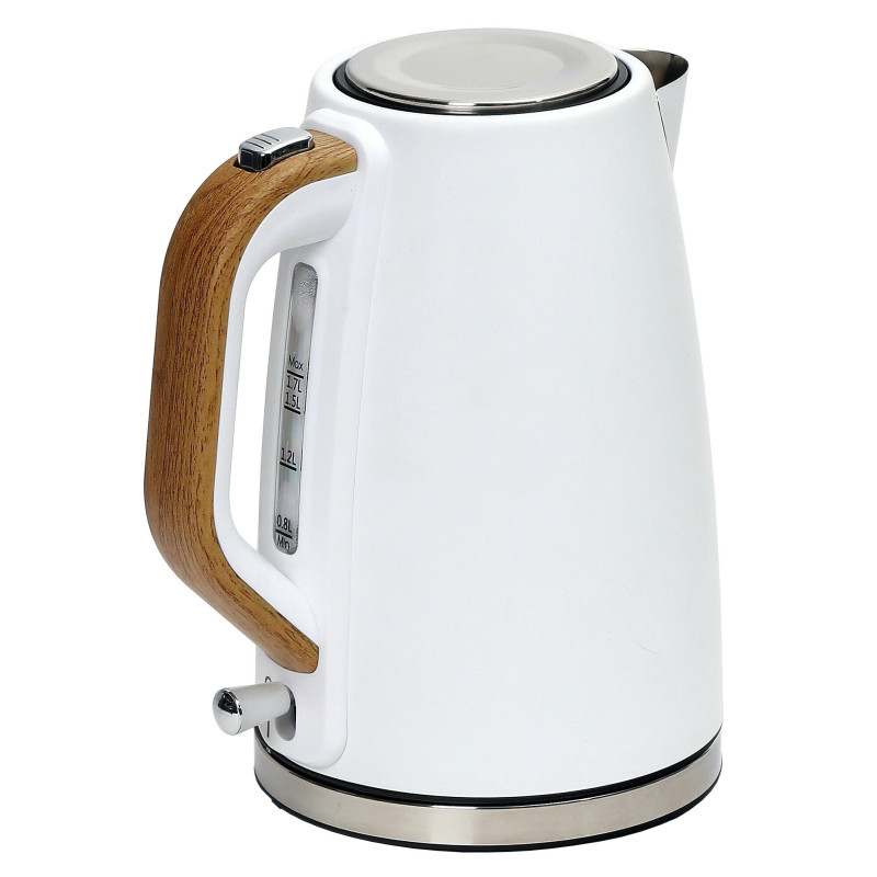 Czajnik elektryczny PLATINET VELVET WOODEN biały 1,7l. 2400W (45465)