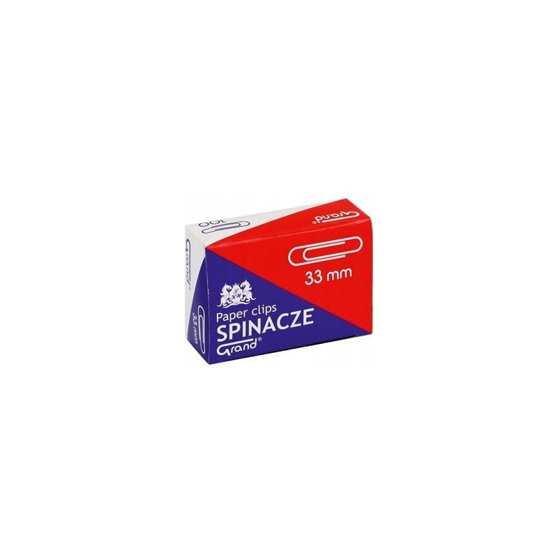 Spinacz R-33 mm GRAND 10op x 100sztuk 110-1382