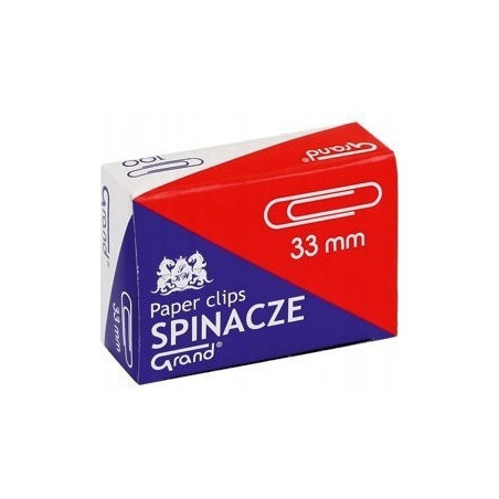Spinacz R-33 mm GRAND 10op x 100sztuk 110-1382